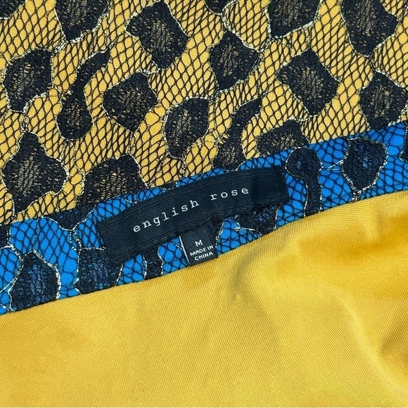 English Rose Leopard Print A Line Skirt Medium - Picture 12 of 12